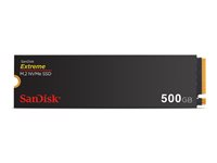 SanDisk Extreme - SSD - 500 GB - inbyggd - M.2 2280 - PCIe 4.0 x4 (NVMe) SDSSDX3N-500G-G26