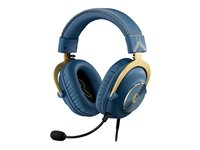 Logitech G PRO X League of Legends Edition - Headset - fullstorlek - kabelansluten - ljudisolerande - för P/N: 910-006452, 920-010536, 943-000545 981-001106