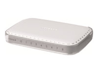 NETGEAR GS605 5-Port Gigabit Desktop Switch - Switch - ohanterad - 5 x 10/100/1000 - skrivbordsmodell GS605-300PES