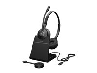Jabra Engage 55 SE Stereo - Headset - på örat - DECT - trådlös - USB-C via DECT-adapter - Certifierad för Microsoft-teams 9659-475-111