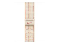 Apple Nike - Slinga för smart klocka - 40 mm - 130 - 190 mm - starlight/rosa MC1Q4ZM/A