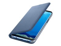 Samsung LED View Cover EF-NG955 - Vikbart fodral för mobiltelefon - blå - för Galaxy S8+ EF-NG955PLEGWW