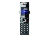 Poly VVX D230 - Trådlös förlängningshandenhet med nummerpresentation/samtal väntar - DECT - 3-riktad samtalsförmåg - SIP, SDP - 8-linjersdrift - 8 linjer - svart 89B48AA#ABB