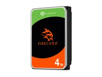 Seagate FireCuda ST4000DXA05 - Hårddisk - 4 TB - inbyggd - 3.5" - SATA 6Gb/s - 7200 rpm - buffert: 256 MB - med 3 års Seagate Rescue Data Recovery ST4000DXA05