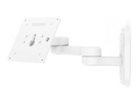 Compulocks VESA Swing Arm Mount - Monteringssats (svängbar arm) - för surfplatta - stål - vit - under skåpet, inre vägghörn, yttre vägghörn - för Axis iPad POS Enclosure 827W