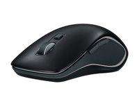 Logitech M560 - Mus - höger- och vänsterhänta - trådlös - trådlös USB-mottagare - svart 910-003882