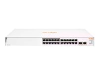 HPE Networking Instant On 1830 24G 12p Class4 PoE 2SFP 195W Switch - Switch - smart - 12 x 10/100/1000 + 12 x 10/100/1000 (PoE+) + 2 x Gigabit SFP - skrivbordsmodell, rackmonterbar - PoE+ (195 W) JL813A#ABB