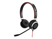 Jabra Evolve 40 Stereo - Headset - på örat - ersättning - kabelansluten 14401-10