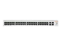 HPE Networking Instant On 1930 48G Class4 PoE 4SFP/SFP+ 370W Switch - Switch - L2+ - Administrerad - 48 x 10/100/1000 (PoE) + 4 x 1 Gigabit / 10 Gigabit SFP+ - rackmonterbar - PoE (370 W) JL686A#ABB
