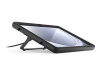 Compulocks Galaxy Tab A9+ 11" Secured Kickstand - Stötsskydd för surfplatta - fällbart ställ - gummi - svart - för Samsung Galaxy Tab A9+ 11KS01KL
