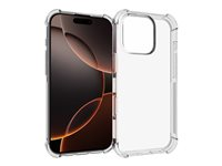 Insmat - Baksidesskydd för mobiltelefon - termoplastisk polyuretan (TPU) - klar - för Apple iPhone 16 Pro Max 650-1286