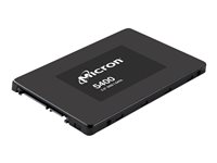 Micron 5400 PRO - SSD - krypterat - 7.68 TB - inbyggd - 2.5" - SATA 6Gb/s - 256 bitars AES - Self-Encrypting Drive (SED), TCG Enterprise SSC MTFDDAK7T6TGA-1BC16ABYYR