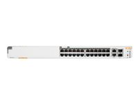 HPE Networking Instant On 1960 24G 20p Class4 4p Class6 PoE 2XGT 2SFP+ 370W Switch - Switch - L3 Lite - Administrerad - 24 x 10/100/1000 + 2 x 10 Gigabit SFP+ + 2 x 100/1000/10GBase-T - rackmonterbar - PoE (370 W) JL807A#ABB