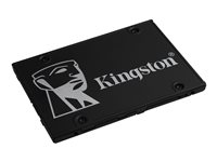 Kingston KC600 - SSD - krypterat - 2 TB - inbyggd - 2.5" - SATA 6Gb/s - 256-bit AES-XTS - TCG Opal Encryption, Self-Encrypting Drive (SED) SKC600/2048G