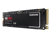 Samsung 980 PRO MZ-V8P2T0BW - SSD - krypterat - 2 TB - inbyggd - M.2 2280 - PCIe 4.0 x4 (NVMe) - buffert: 2 GB - 256 bitars AES - TCG Opal Encryption MZ-V8P2T0BW