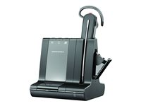 Poly Savi 8245-M - Savi 8200 series - headset - inuti örat - konvertibel - DECT / Bluetooth - trådlös - USB-A via DECT-adapter - svart - Certifierad för Microsoft-teams 8D3F4AA