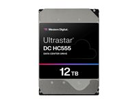 WD Ultrastar DC HC555 - Hårddisk - datacenter - 12 TB - inbyggd - 3.5" - SAS 12Gb/s - 7200 rpm - buffert: 512 MB 0B47741