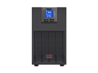 APC Easy UPS On-Line - UPS - torn - AC 220/230/240 V - 2700 Watt - 3000 VA - 1-fas - Bly-syra - USB, serial - utgångskontakter: 7 - PFC - Europa - svart, RAL 7010 SRV3KI-E