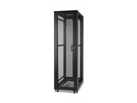 APC NetShelter SV - Rack skåp - svart - 48U - 19" - för P/N: SMTL1500RM3UC, SMTL1500RMI3UC, SRT2200RMXLAUS, SRTL3KRM1UC, SRTL3KRM1UNC AR2407