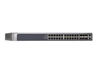 Netgear Next-Gen Edge Managed Switch M5300-28G - Switch - 20 x 10/100/1000 + 4 x kombinations-SFP + 2 x combo SFP/SFP+ - rackmonterbar GSM7228S-100NES