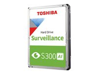 Toshiba S300 AI - Hårddisk - Övervakning - 16 TB - inbyggd - 3.5" - SATA 6Gb/s - 7200 rpm - buffert: 1024 MB MG11ACA16TE