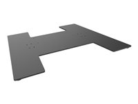 Multibrackets M - Monteringskomponent (golvplatta) - för skärmställ - stål - svart 7350073738496