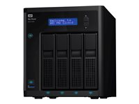 WD My Cloud EX4100 WDBWZE0560KBK - NAS-server - 4 fack - 56 TB - HDD 14 TB x 4 - RAID 0, 1, 5, 10, JBOD, 5 hot spare - RAM 2 GB - Gigabit Ethernet - iSCSI support WDBWZE0560KBK-EESN