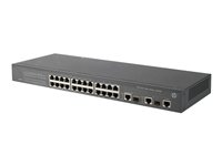 HPE 3100-24 v2 SI Switch - Switch - L3 - Administrerad - 24 x 10/100 + 2 x 10/100/1000 - rackmonterbar JG223A