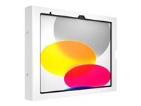Compulocks iPad 10th-11th (A16) Gen Swell Enclosure Wall Mount White - Hölje - för surfplatta - vit - skärmstorlek: 10.9" - väggmonterbar - för Apple 10.9-inch iPad Wi-Fi, Wi-Fi + Cellular 209SWLW