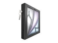 Compulocks iPad Air M2 & M3 13", Apex Enclosure Tablet Printer Kiosk - Black - Ställ - kioskstil - för skrivare/surfplatta - låsbar - höggradig aluminium - svart - skärmstorlek: 13" - monteringsgränssnitt: 100 x 100 mm - bänk, fristående - för Apple 13-inch iPad Air M2 Wi-Fi, M2 Wi-Fi + Cellular PK0113APXB