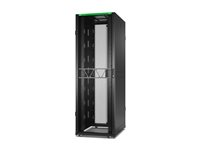 APC NetShelter SX Gen 2 - Rack skåp - 2258 H x 750 B x 1070 D mm, med sidor - golvstående - svart - 48U - 19" - TAA-kompatibel AR3157B2