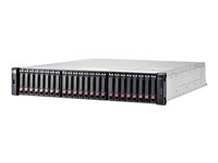 HPE Modular Smart Array 1040 Dual Controller SFF Storage - Hårddiskarray - iSCSI (1 GbE) (extern) - kan monteras i rack - 2U E7W02A