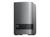 WD My Book Duo WDBLWE0080JCH - Hårddiskarray - 8 TB - 2 fack 4 TB x 2 - USB 3.0 (extern) WDBLWE0080JCH-EESN