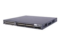 HPE 5800-24G-SFP Switch - Switch - Administrerad - 24 x Gigabit SFP + 4 x Gigabit SFP / 10 Gigabit SFP+ - rackmonterbar JC103A
