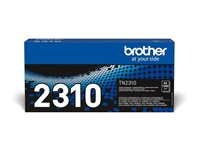 Brother TN2310 - Svart - original - tonerkassett - för Brother DCP-L2500D, DCP-L2520DW, DCP-L2540DN, DCP-L2560DW, MFC-L2700DW, MFC-L2720DW TN2310