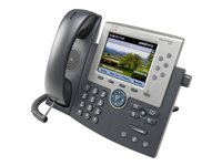 Cisco Unified IP Phone 7965G - VoIP-telefon - SCCP, SIP - 6-linjefunktion - silver, mörkgrå CP-7965G=