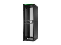 APC NetShelter SX Gen 2 - Rack skåp - 1991 H x 600 B x 1070 D mm, med sidor - golvstående - svart - 42U - 19" - TAA-kompatibel AR3100B2