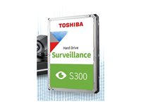 Toshiba S300 Surveillance - Hårddisk - 1 TB - inbyggd - 3.5" - SATA 6Gb/s - 5700 rpm - buffert: 64 MB HDWV110UZSVA