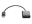 HP - DisplayPort-adapter - enkel länk - DisplayPort (hane) till DVI-D (hona) - 19 cm - sprintlåsning