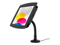 Compulocks iPad Pro 11" (1-4th Gen) Space Enclosure Flex Arm Mount - Hölje - Antistöld - för surfplatta - låsbar - höggradig aluminium - svart - väggmonterbar, monterbar på ytor, bänkskiva - för Apple 11-inch iPad Pro (1:a generation, 2a generation, 3:e generationen, 4:e generation) 159B211SENB