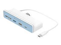 HyperDrive 6-in-1 Hub - Dockningsstation - USB-C - HDMI - för Apple iMac (24", Early 2021) HD34A8