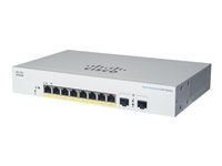 Cisco Business 220 Series CBS220-8T-E-2G - Switch - smart - 8 x 10/100/1000 + 2 x gigabit SFP (upplänk) - rackmonterbar CBS220-8T-E-2G-EU