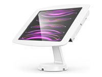 Compulocks iPad Pro 12.9" (3-6th Gen) Space Enclosure Mast Counter Stand - Monteringssats (hölje, maststativ) - för surfplatta - låsbar - höggradig aluminium - vit - skärmstorlek: 12.9" - bänk - för Apple 12.9-inch iPad Pro 333W299PSENW