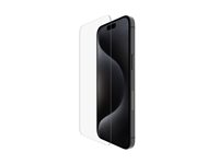 Belkin ScreenForce UltraGlass 2 - Skärmskydd för mobiltelefon - 9H, behandlat - glas - för Apple iPhone 15 Pro Max OVA134ZZ