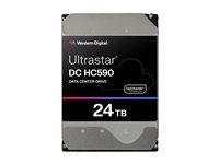 WD Ultrastar DC HC590 0F65642 - Hårddisk - datacenter - 24 TB - inbyggd - 3.5" - SATA 6Gb/s - 7200 rpm - buffert: 512 MB 0F65684