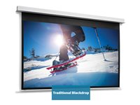 Da-Lite DescenderPro - Projektorduk - takmontering - motoriserad - 230 V - 172.44" (438 cm) - 4:3 - Matte White - RAL 9016 10104746