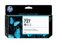 HP 727 - 130 ml - grå - original - DesignJet - bläckpatron - för DesignJet T1500, T1530, T2500, T2530, T920, T930 B3P24A