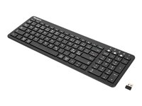 Targus - Tangentbord - antimikrobiell - trådlös - Bluetooth 5.1 - QWERTY - Nordisk - svart - B2B AKB863NO