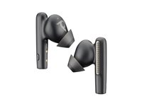 HP Poly Voyager Free 60+ - True wireless-hörlurar med mikrofon - inuti örat - Bluetooth - aktiv brusradering - USB-C via Bluetooth-adapter, 3,5 mm kontakt - kolsvart - Certifierad för Zoom Rooms 7Y8G4AA