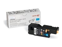 Xerox Phaser 6010 - Cyan - original - tonerkassett - för Phaser 6000, 6010, 6010N; WorkCentre 6015B, 6015N, 6015NI, 6015V_BC, 6015V_NIC 106R01627
